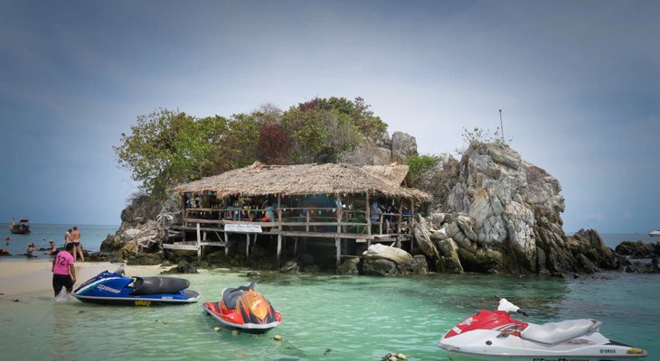 Phi Phi en Khai eilanden per speedboot kay nok island