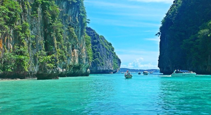 Phi Phi en Khai eilanden per speedboot phi phi don