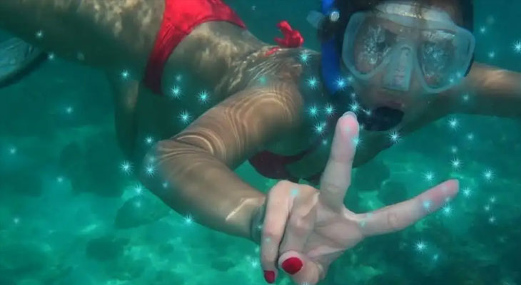 zwemmen met plankton krabi