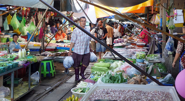 combinatietour bangkok railway markt en damnoen saduak