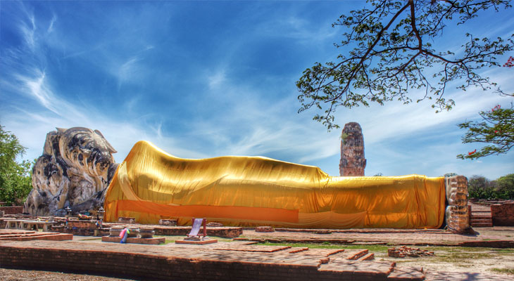 liggende boeddha ayutthaya tour